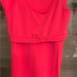 Vibrant Pink Sleeveless Dress